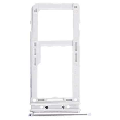 For Galaxy Note 8 2 SIM Card Tray / Micro SD Card Tray (Silver)