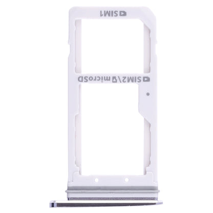 For Galaxy S7 2 SIM Card Tray / Micro SD Card Tray (Black)