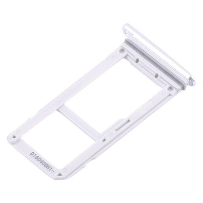For Galaxy S7 2 SIM Card Tray / Micro SD Card Tray (White)