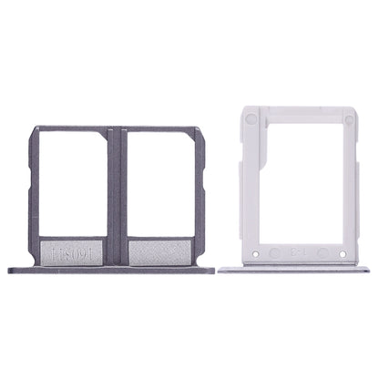 For Galaxy A9100 / A9 (2016) 2 SIM Card Tray + Micro SD Card Tray (Black)
