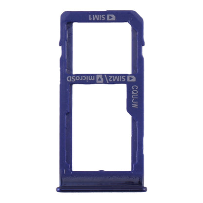 For Samsung Galaxy A60 SIM Card Tray + SIM Card Tray / Micro SD Card Tray (Blue)
