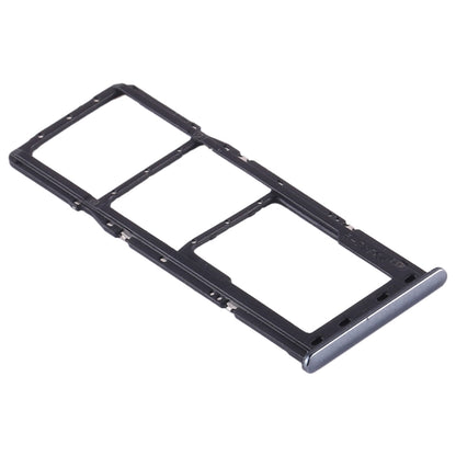 For Samsung Galaxy A30s SIM Card Tray + SIM Card Tray + Micro SD Card Tray (Black)