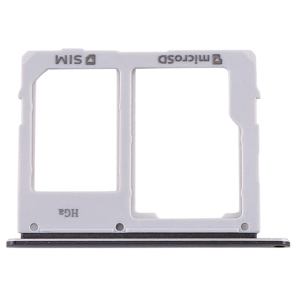 For Samsung Galaxy Tab S5e SM-T725 SIM Card Tray + Micro SD Card Tray (Black)