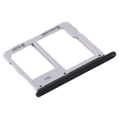 For Samsung Galaxy Tab S5e SM-T725 SIM Card Tray + Micro SD Card Tray (Black)