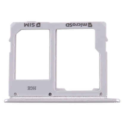 For Samsung Galaxy Tab S5e SM-T725 SIM Card Tray + Micro SD Card Tray (Silver)
