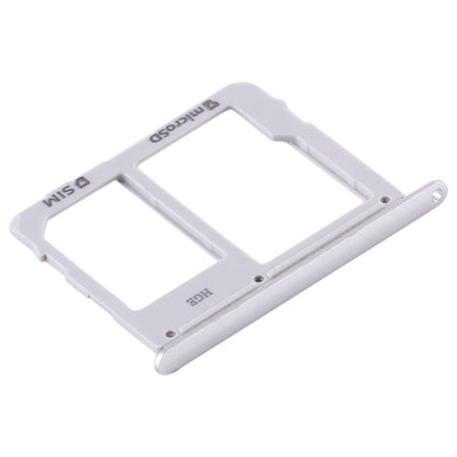 For Samsung Galaxy Tab S5e SM-T725 SIM Card Tray + Micro SD Card Tray (Silver)
