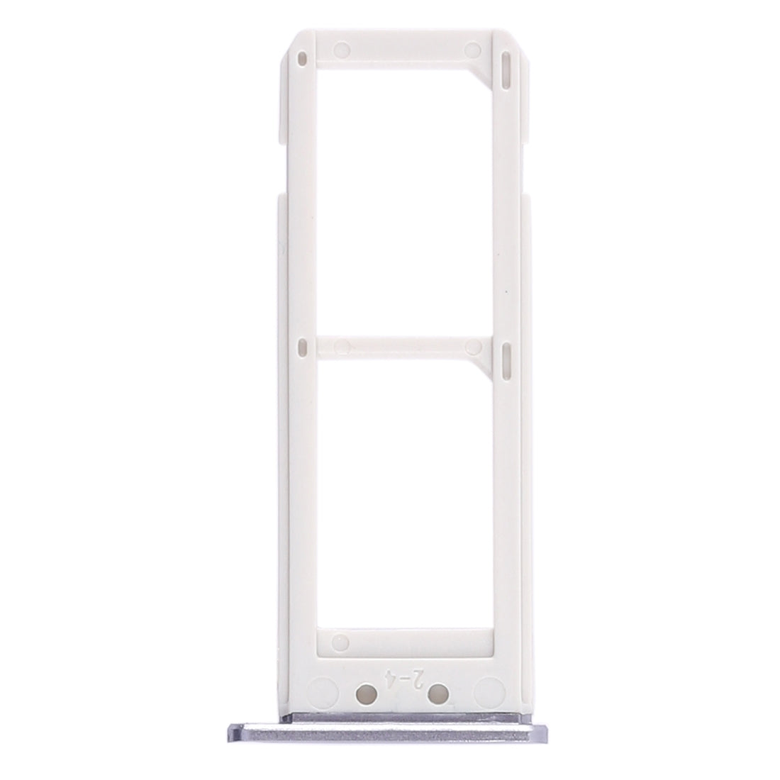 For Galaxy S6 Edge plus / S6 Edge+ 2 SIM Card Tray (Grey)