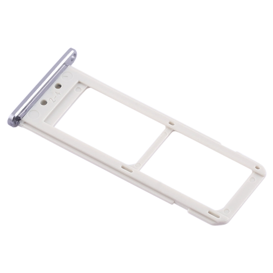 For Galaxy S6 Edge plus / S6 Edge+ 2 SIM Card Tray (Grey)
