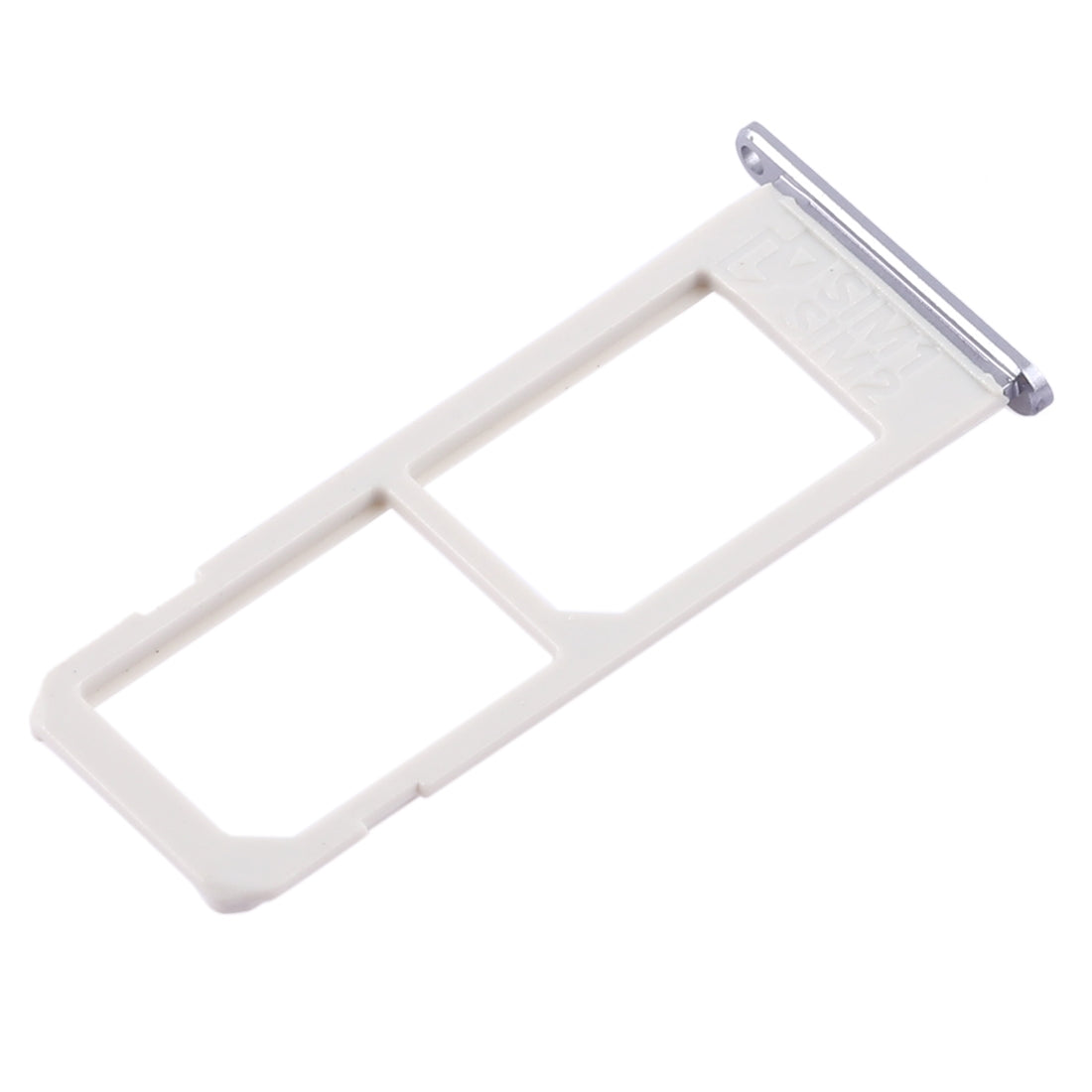 For Galaxy S6 Edge plus / S6 Edge+ 2 SIM Card Tray (Grey)
