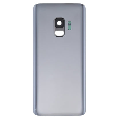 For Galaxy S9 Battery Back Cover with Camera Lens Frame (Grey)