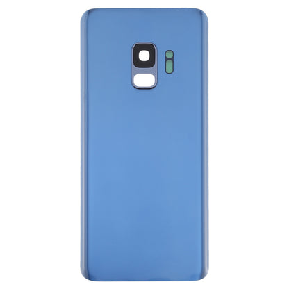 For Galaxy S9 Battery Back Cover with Camera Lens Frame (Blue)