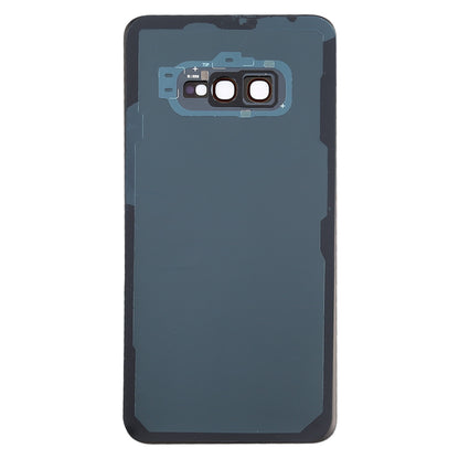 For Galaxy S10e Battery Back Cover with Camera Lens Frame (Black)