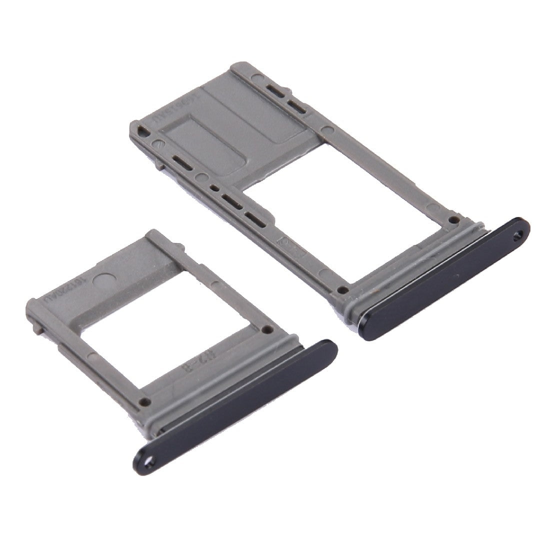 For Galaxy A5 (2017) / A520 & A7 (2017) / A720 SIM Card Tray + Micro SD Card Tray, Single Card (Black)
