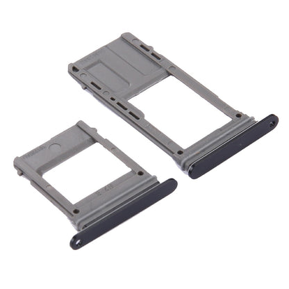 For Galaxy A5 (2017) / A520 & A7 (2017) / A720 SIM Card Tray + Micro SD Card Tray, Single Card (Black)