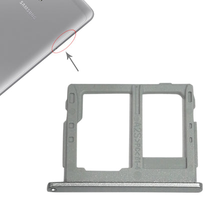 For Galaxy Tab A 8.0 / T380 / T385 SIM Card Tray +  Micro SD Card Tray (Grey)