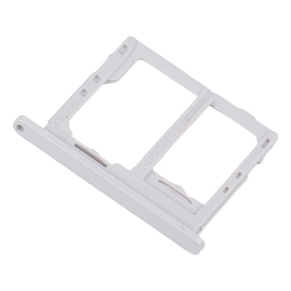 For Galaxy Tab A 10.5 inch T595 4G SIM Card Tray + Micro SD Card Tray (White)