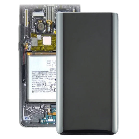 For Galaxy A80 Battery Back Cover (Black)