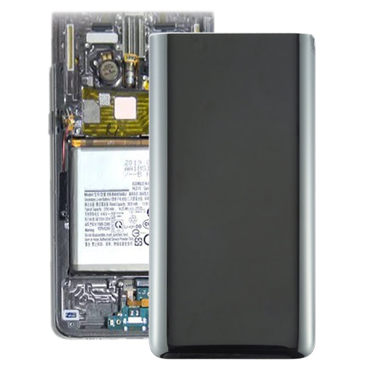 For Galaxy A80 Battery Back Cover (Black)
