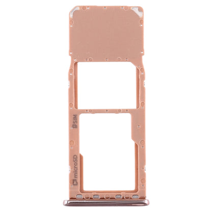 For Galaxy A7 (2018) / A750F SIM Card Tray + Micro SD Card Tray (Gold)