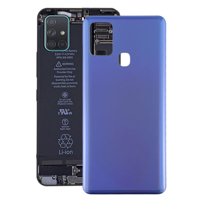 For Samsung Galaxy A21s Battery Back Cover (Blue)
