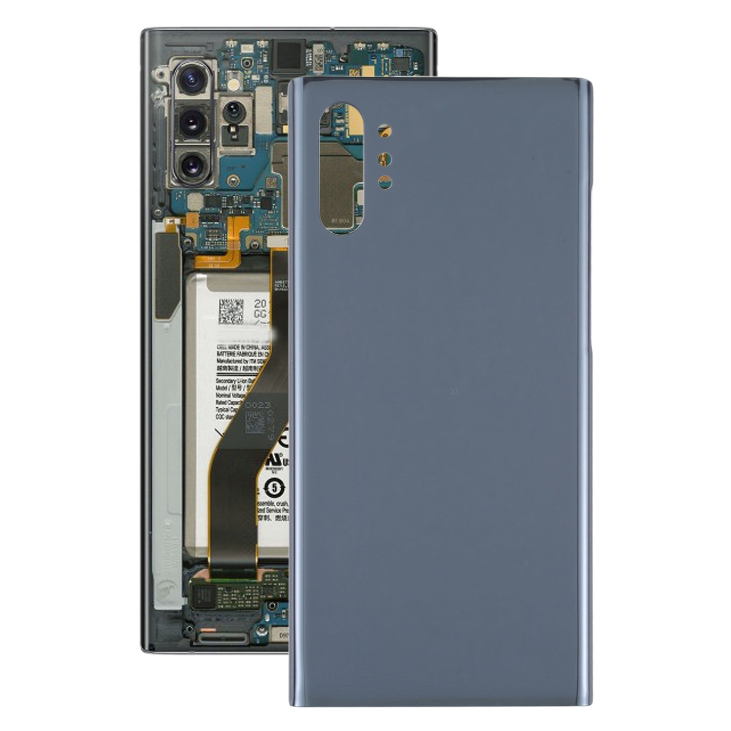 For Samsung Galaxy Note10+ Battery Back Cover (Black)