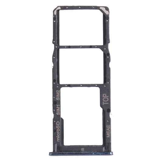 For Samsung Galaxy M51 SM-M515 SIM Card Tray + SIM Card Tray + Micro SD Card Tray (Black)