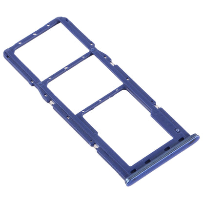 For Samsung Galaxy M51 SM-M515 SIM Card Tray + SIM Card Tray + Micro SD Card Tray (Blue)