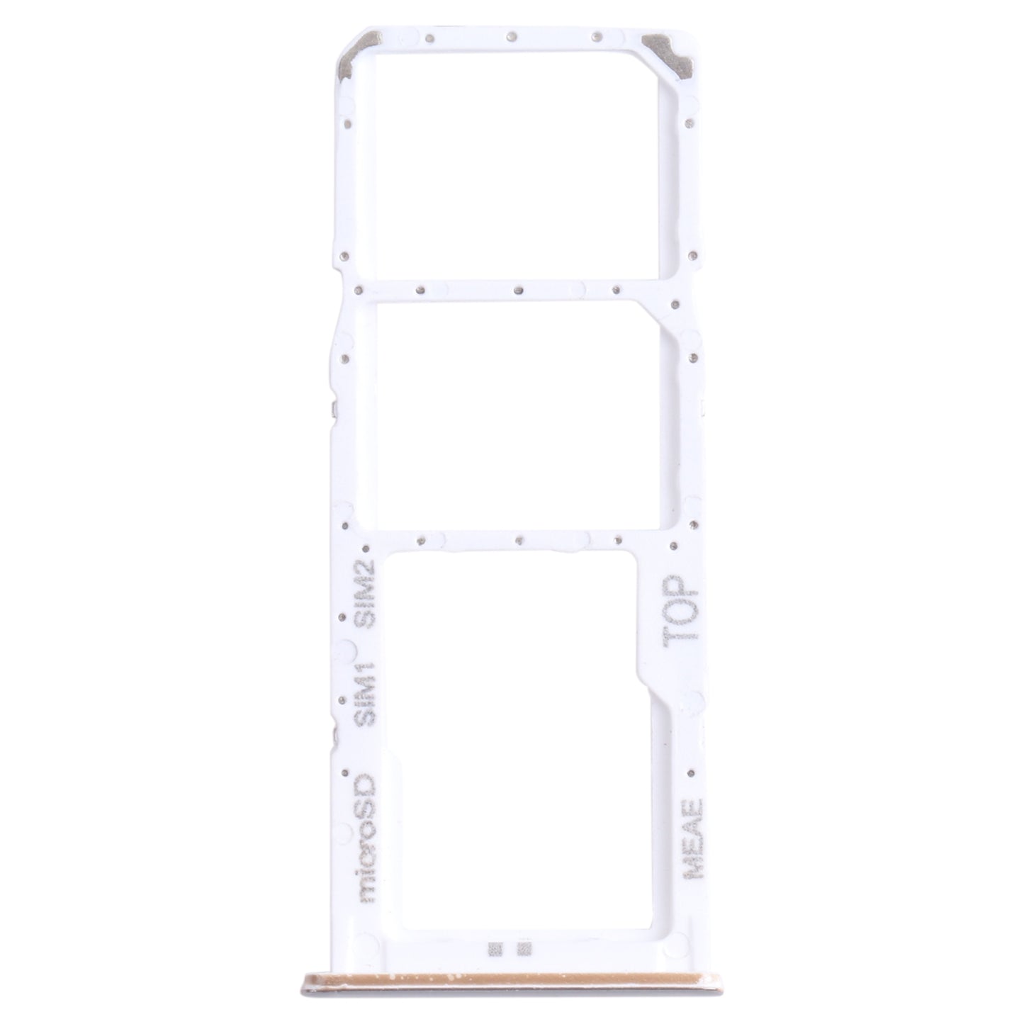 For Samsung Galaxy M51 SM-M515 SIM Card Tray + SIM Card Tray + Micro SD Card Tray (Silver)