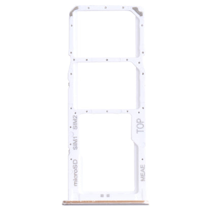 For Samsung Galaxy M51 SM-M515 SIM Card Tray + SIM Card Tray + Micro SD Card Tray (Silver)