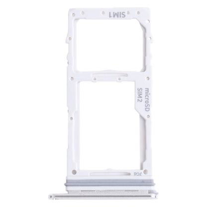 For Samsung Galaxy S10 Lite SM-G770 SIM Card Tray + SIM Card Tray / Micro SD Card Tray (Silver)