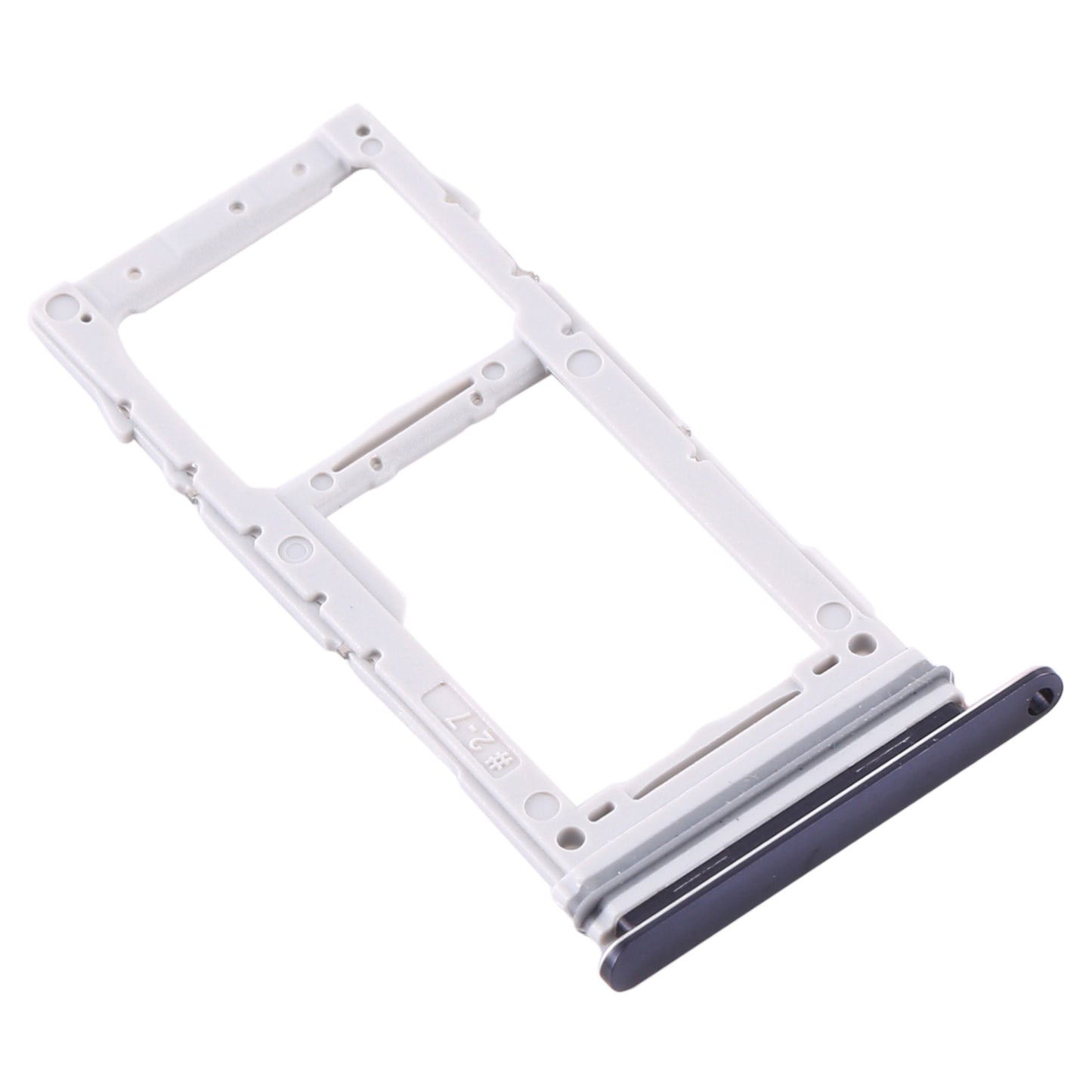 For Samsung Galaxy Note 10 Lite SM-N770 SIM Card Tray + SIM Card Tray / Micro SD Card Tray (Black)