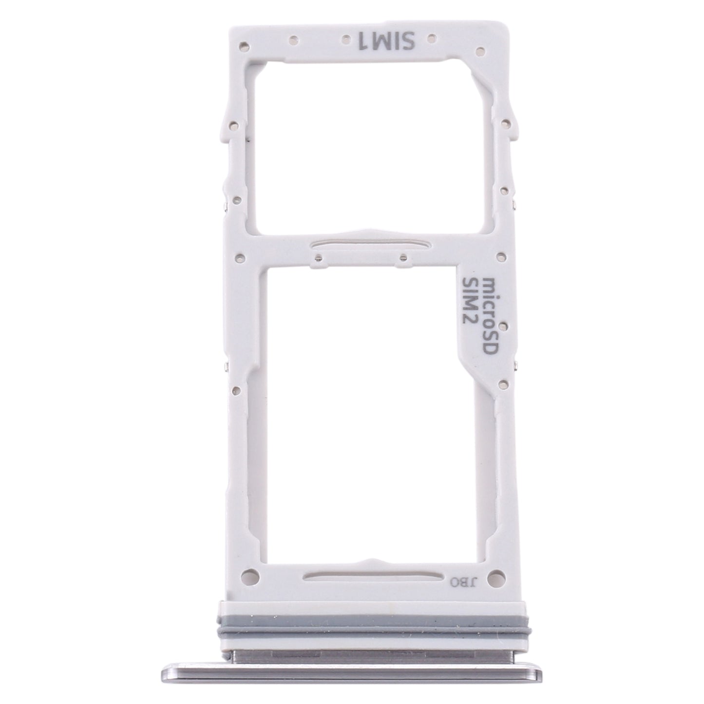 For Samsung Galaxy Note 10 Lite SM-N770 SIM Card Tray + SIM Card Tray / Micro SD Card Tray (Silver)