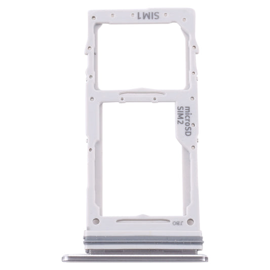 For Samsung Galaxy Note 10 Lite SM-N770 SIM Card Tray + SIM Card Tray / Micro SD Card Tray (Silver)