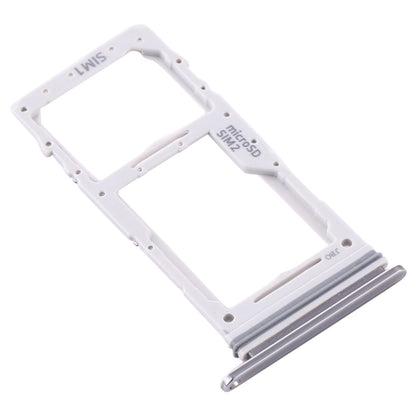 For Samsung Galaxy Note 10 Lite SM-N770 SIM Card Tray + SIM Card Tray / Micro SD Card Tray (Silver)
