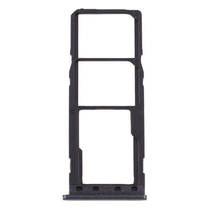 For Samsung Galaxy M10 SM-M105 SIM Card Tray + SIM Card Tray + Micro SD Card Tray (Black)