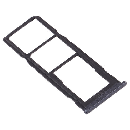 For Samsung Galaxy M10 SM-M105 SIM Card Tray + SIM Card Tray + Micro SD Card Tray (Black)