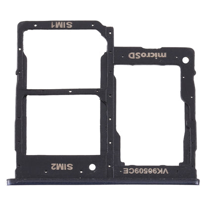 For Samsung Galaxy A2 Core SM-A260 SIM Card Tray + SIM Card Tray + Micro SD Card Tray (Black)