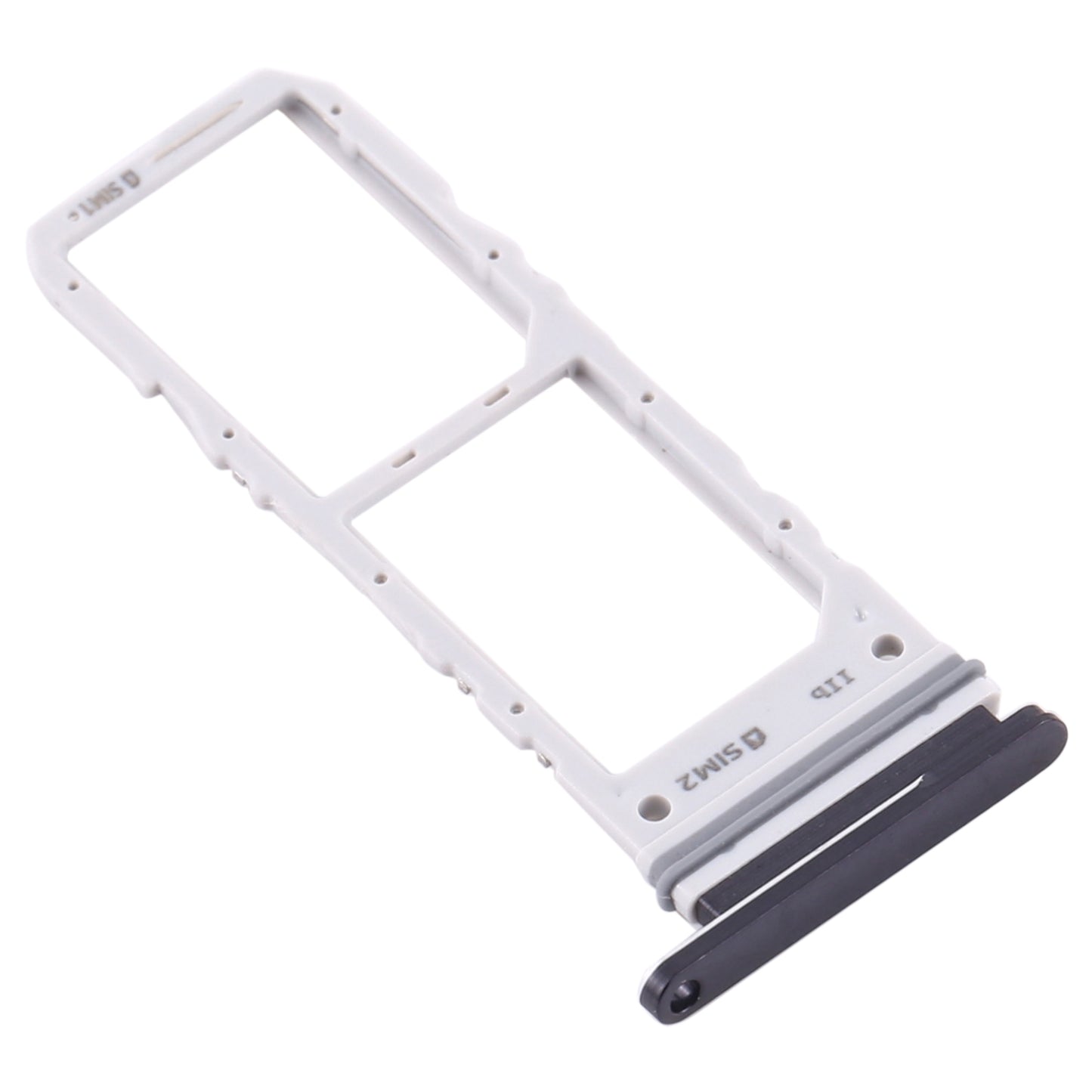 For Samsung Galaxy A90 5G SM-A908 SIM Card Tray + SIM Card Tray (Black)