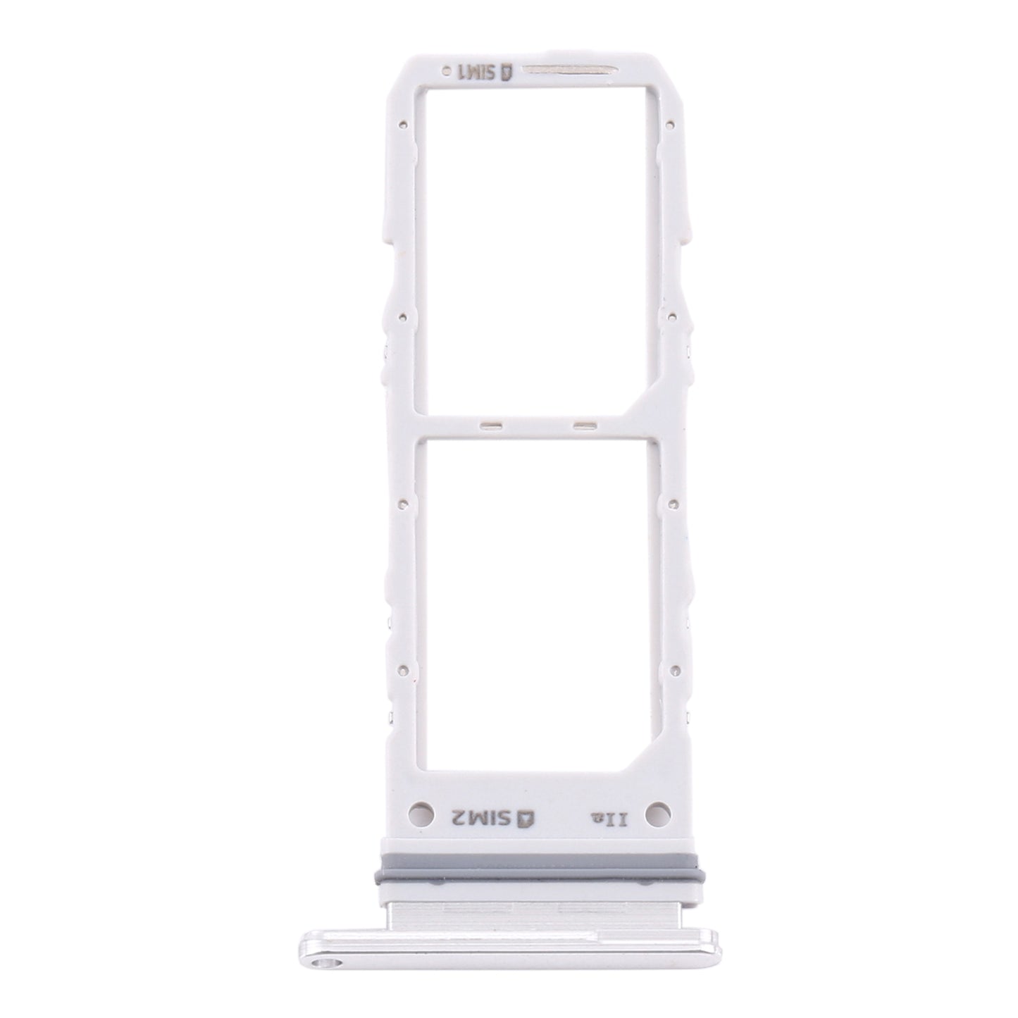 For Samsung Galaxy A90 5G SM-A908 SIM Card Tray + SIM Card Tray (Silver)