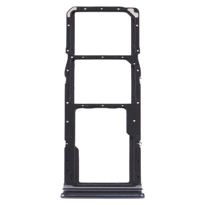 For Samsung Galaxy A9 (2018) SM-A920 SIM Card Tray + SIM Card Tray + Micro SD Card Tray (Black)