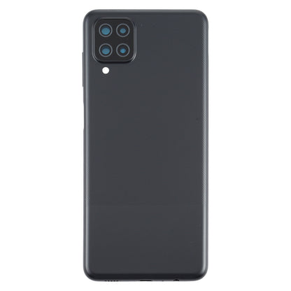 For Samsung Galaxy A12 Battery Back Cover (Black)