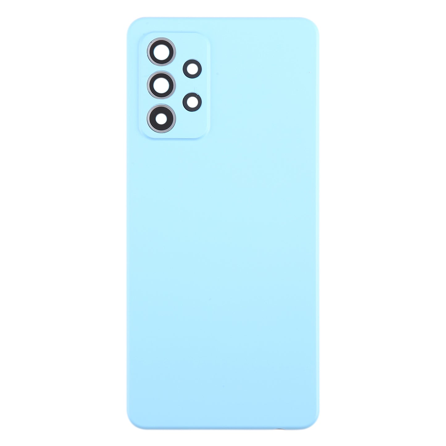 For Samsung Galaxy A52 5G / A52 4G Battery Back Cover with Camera Lens Frame(Blue)