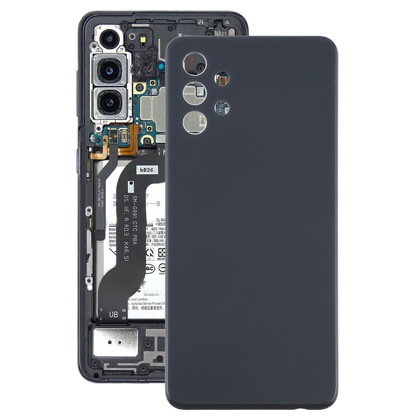 For Samsung Galaxy A32 4G SM-A325F Battery Back Cover(Black)
