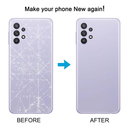 For Samsung Galaxy A32 4G SM-A325F Battery Back Cover(Purple)