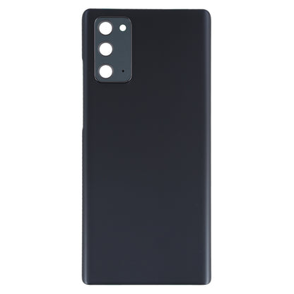 For Samsung Galaxy Note20 Battery Back Cover with Camera Lens Frame (Black)