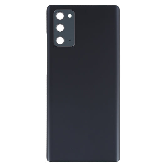 For Samsung Galaxy Note20 Battery Back Cover with Camera Lens Frame (Black)