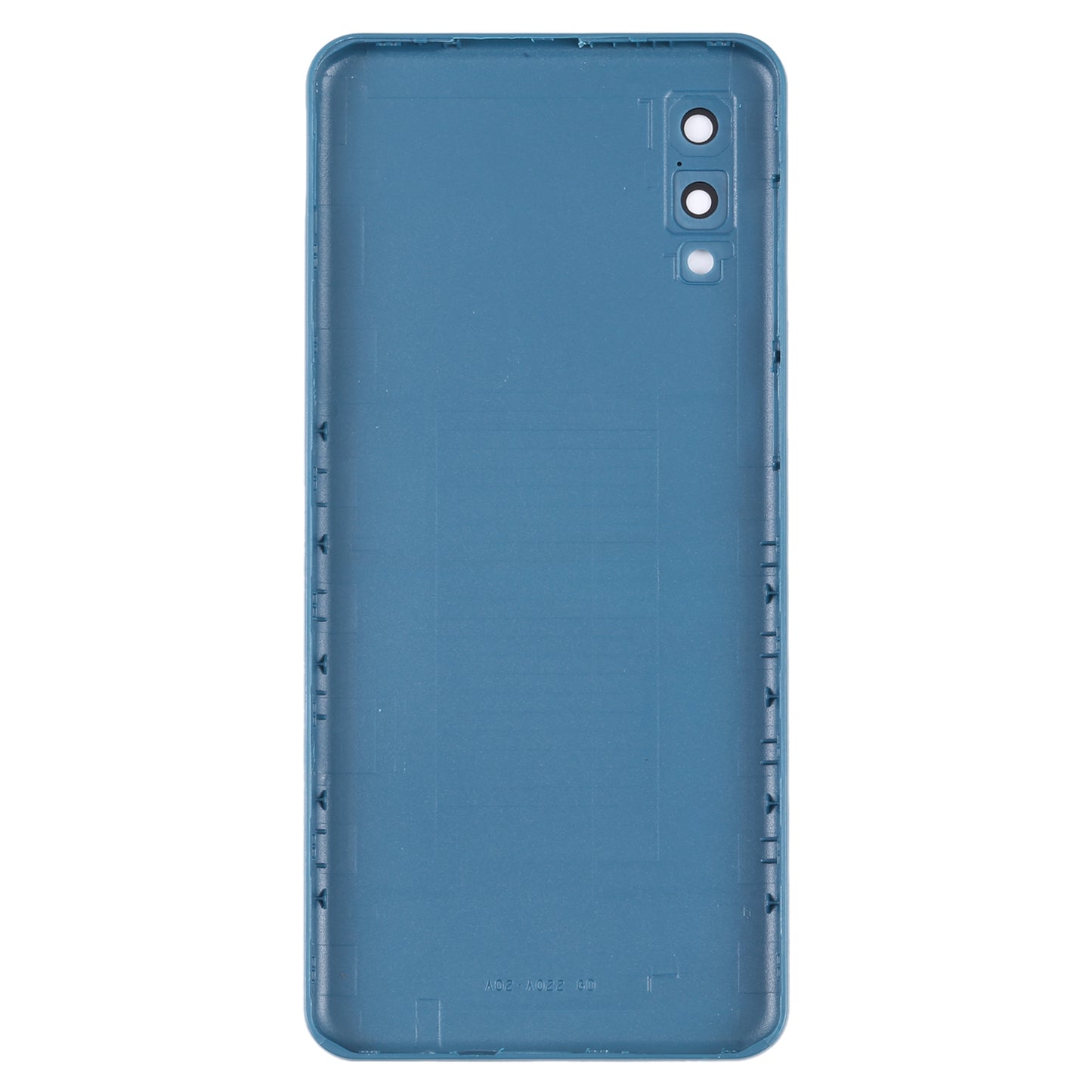 For Samsung Galaxy A02 Battery Back Cover with Camera Lens Frame (Blue)
