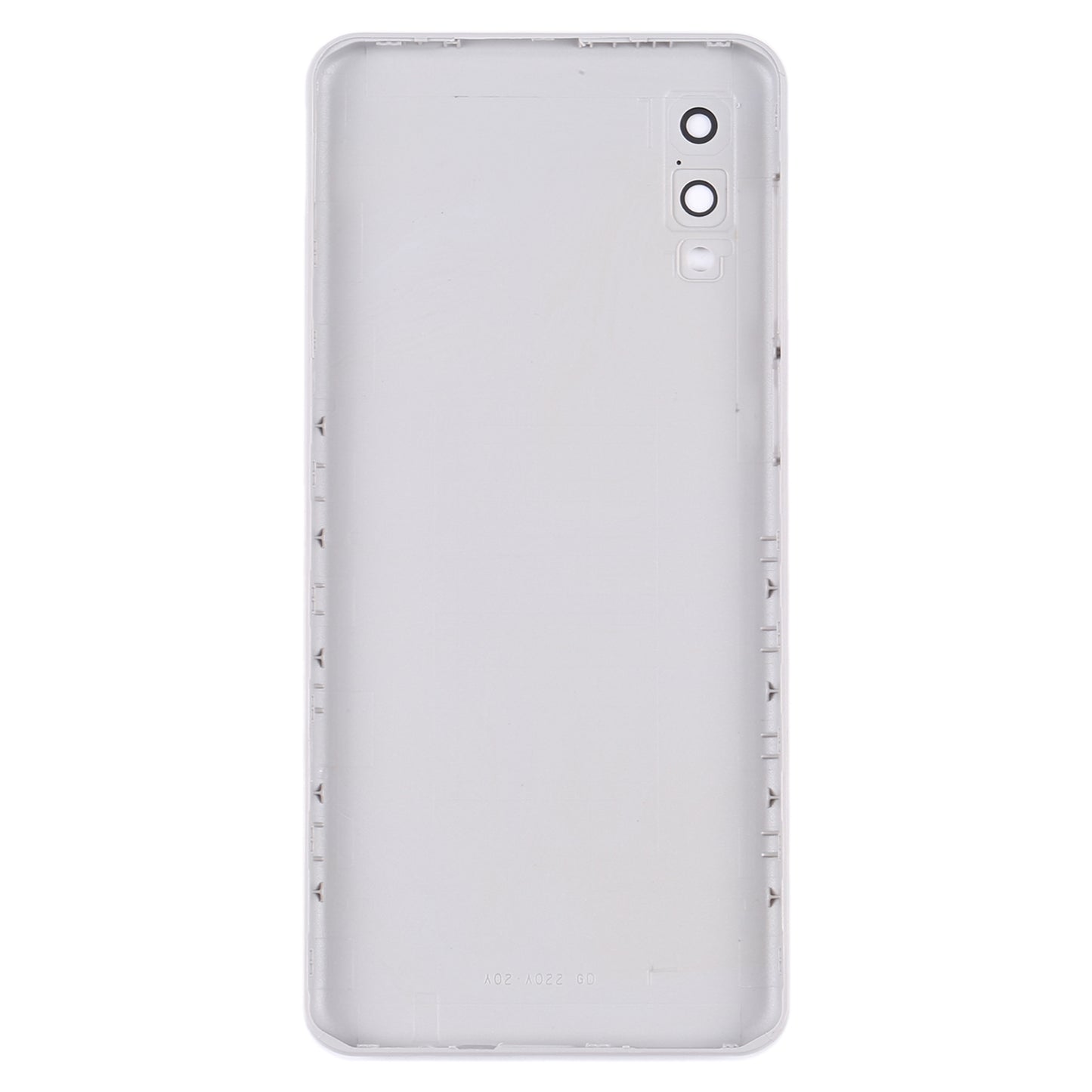 For Samsung Galaxy A02 Battery Back Cover with Camera Lens Frame (White)