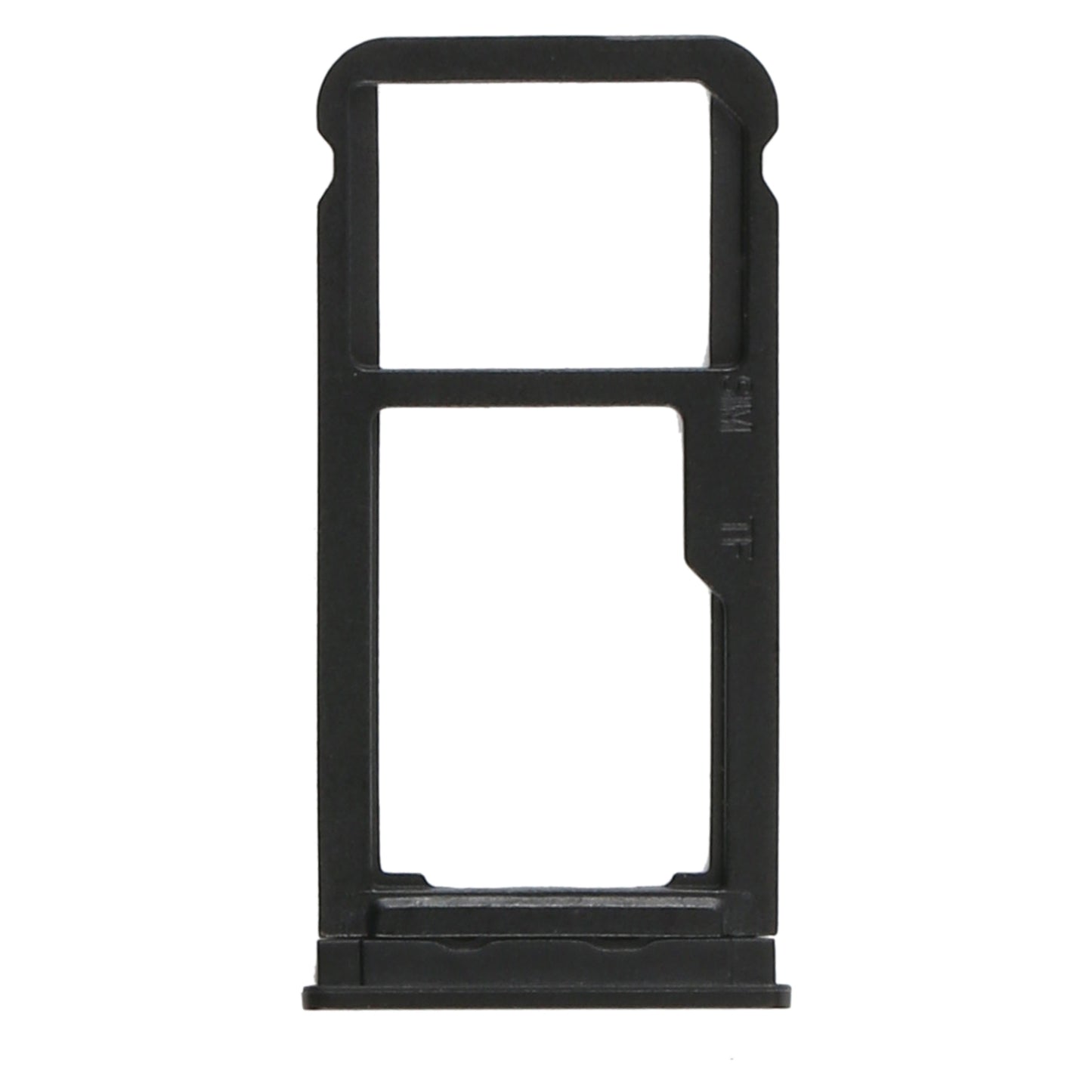 For Samsung Galaxy Tab A 8.0 2019 SM-T295 SIM Card Tray + Micro SD Card Tray (Black)