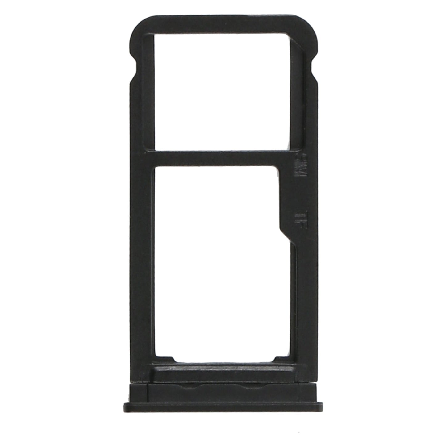 For Samsung Galaxy Tab A 8.0 2019 SM-T295 SIM Card Tray + Micro SD Card Tray (Black)